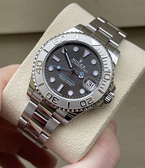 rhodium yachtmaster rolex|rolex yacht master 37mm rhodium.